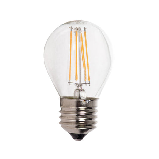 LED Golf Ball Bulb E27 4.5W 400lm 4000K - Clear