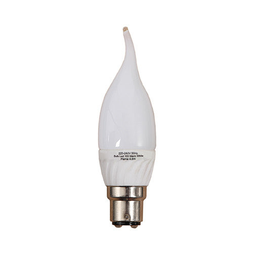 LED Flame Bulb B22 4.5W 360lm Warm White