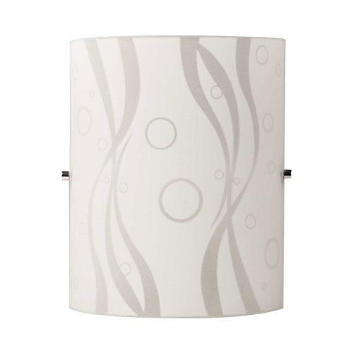 Sea Patterned Glass Wall Light