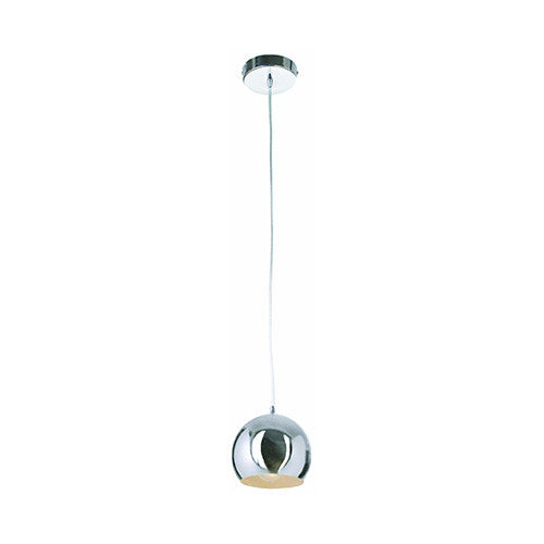 Single Chrome Sfera Pendant