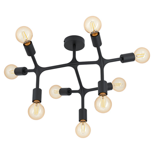 Eurolux Bocadella 9 Light Ceiling Light