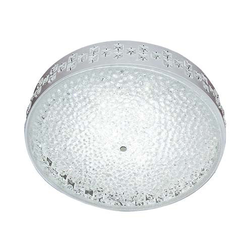 LED Ceiling Fitting with Glass & Crystals