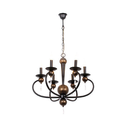 Retro Modern Metal Chandelier