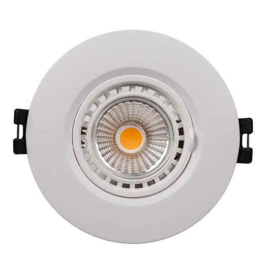 Eurolux Straight LED Downlight 7W GU10 - White