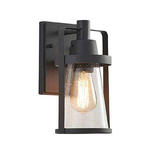 Cone Wall Light Lantern - Black