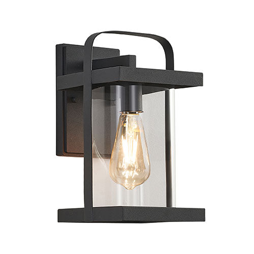 Handle Wall Light Lantern - Black