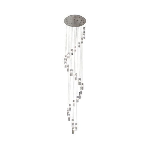 Eurolux Crystal Spiral 25 Light Pendant