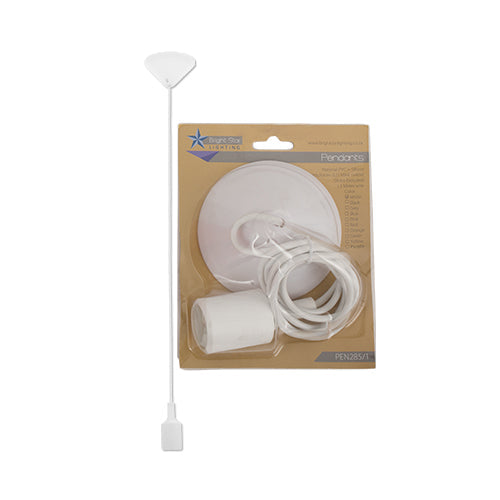 PVC & Silicon 1 Light Pendant Blister Packs