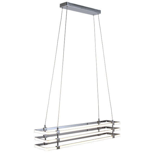 Bright Star LED Bar Pendant Polished Chrome