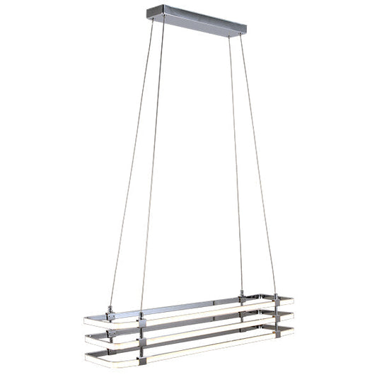 Bright Star LED Bar Pendant Polished Chrome