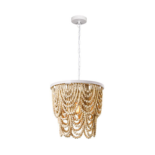 Beaded Chandelier - Natural