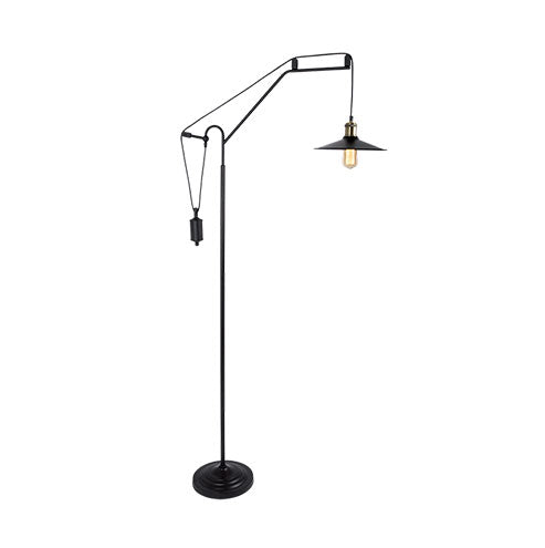 Drop Matt Black Floor Standing Lamp