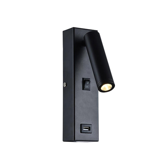 Eurolux Wall Light with USB 50mm