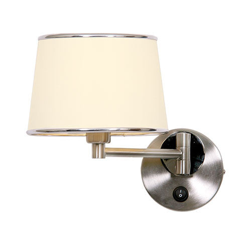 Satin Cream Chrome Wall Lighting