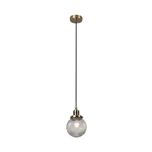 Eurolux Barcelona Glass Pendant - Bronze