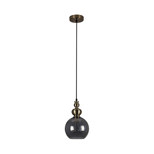 Eurolux Victoria Pendant 190mm - Smoke