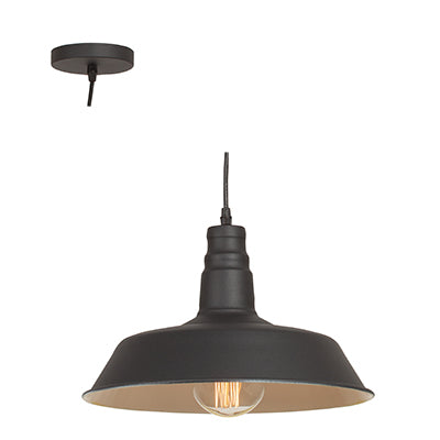 Mc Donald 40W Metal Pendant - Black