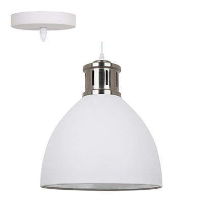 Small Dome Shaped 40W Metal Pendant