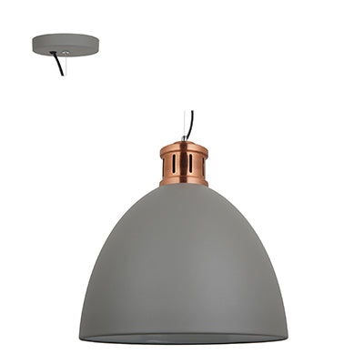 Medium Dome shaped 40W Metal Pendant