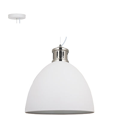 Medium Dome shaped 40W Metal Pendant