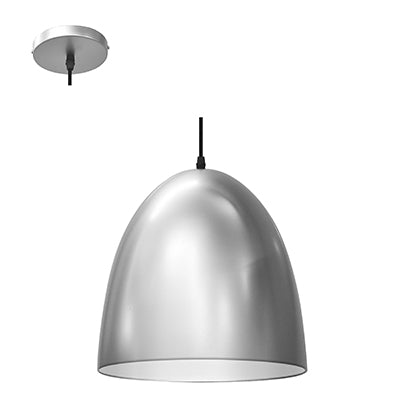 Metal Dome 40W Contemporary Pendant